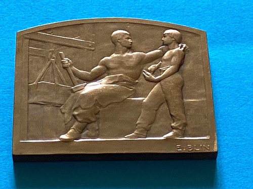 Médaille plaque apprentissage - plaque,