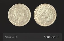 Centimes napoleon 1860 bb - centimes,