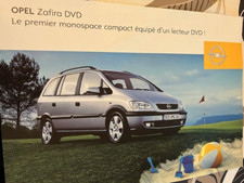 Brochure Opel Zafira DVD de
