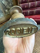 Matrice Sceau & Tampon Fromage Societé Pub Aveyron Vers 1900