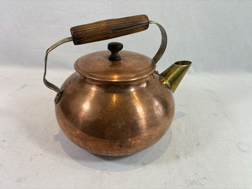 Ancienne bouilloire cuivre - bouilloire, en