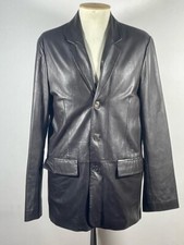 BALMAIN Blazer En Cuir Homme