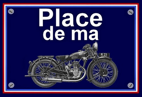 Plaque place de ma - plaque,