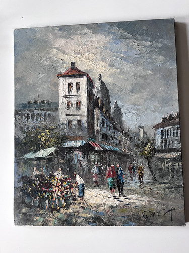 Burnett huile sur - burnett., toile