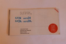 Notice flash sunpak 24 - notice,