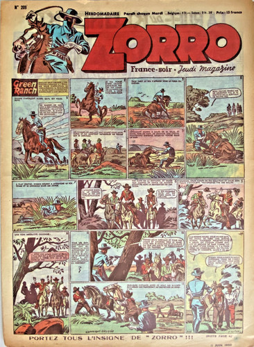 Zorro france soir magazine - zorro,