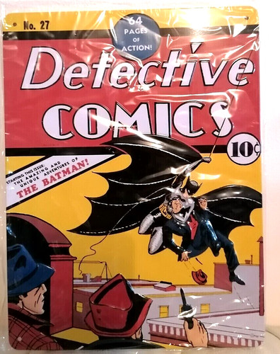 Plaque métal batman - métal,