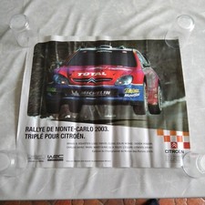 Affiche ancienne Garage CITROEN XSARA WRC Sébastien LOEB 2003 – 49 x 42 cm [8]