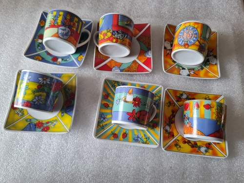 Service café tasses pop - 6,