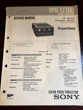 SONY VPH-1270Q VPH1270Q