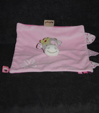 🍀Doudou Plat Vache Rose