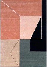 Tapis abstrait touffeté la - tapis, à