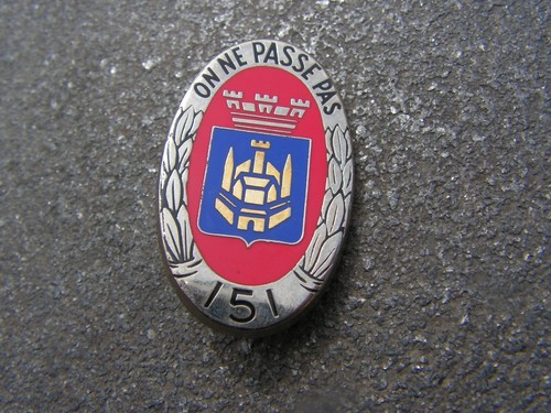 Insigne 151 eme regiment - eme,