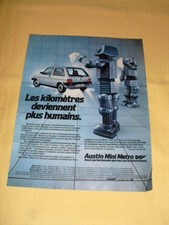 AUSTIN MINI Metro Publicité