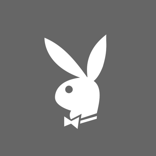 Playboy classic mini decal - playboy,