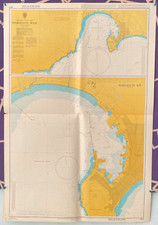 Admiralty 1871 Japon Hokkaido - Côte Sud Hakodate Wan Carte Vintage Antique