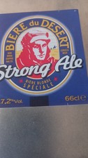 étiquette biere  du Désert