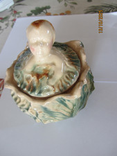 Ancienne barbotine enfant choux