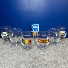 Lot De 6 Verres Ballons Ricard + Bouchon Verseur