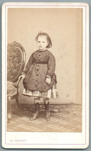 Cdv petite fille - petite,