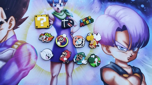 Badge pour crocs super - badge, mario