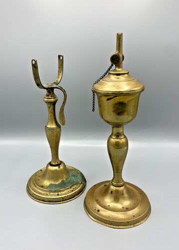 Paire lampe pétrole à - lampe, pétrole,