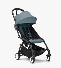 Stokke YOYO3 Poussette – Châssis noir + Babyzen Set textile 6+