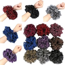 Lace Étincelante Hijab Hair Scrunchie Big Tie Bun Volumizing Scarf Volume /