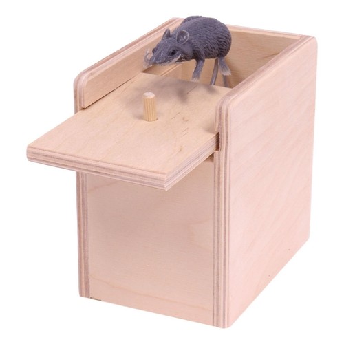Amish made wooden mouse - amish-made,