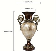 Vase Vintage Résine Luxe 