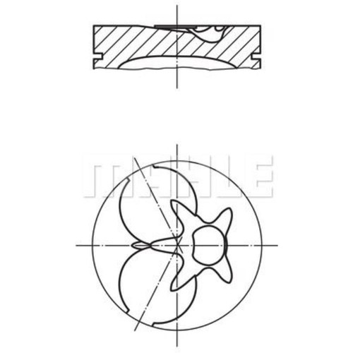 Mahle piston pour - mahle, mercedes