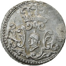 Monnaie, États italiens, CORSICA, General Pasquale Paoli, 2 Soldi, 1766