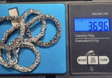 Collier Argent Massif 925 Théodore Olsens Norvège 