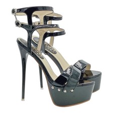 Sandales Sexy Cubista À Talon