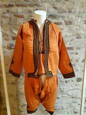 Ancien costume ou déguisement de zouave enfant 3 pièces T.6/7a pour la culotte 
