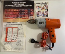 Outillage Électroportatif  Perceuse à Percussion Black & Decker DNJ84 400W +Doc