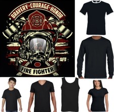 T-Shirt De Pompier Hommes