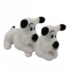 Peluche chien blanc Idéfix