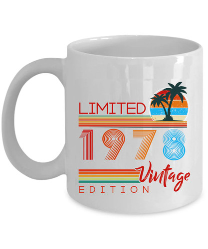 Vintage 1978 coffee mug - coffee,