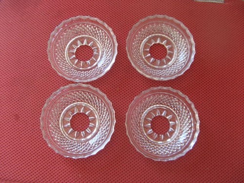 622 4 coupelles bobeches - 4,