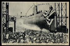 1957 --  ETATS UNIS GROTON 21 JANVIER 1955 LANCEMENT SOUS MARIN NAUTILUS  3S877