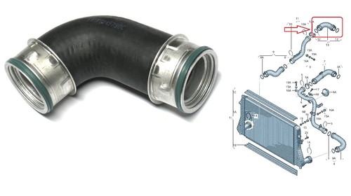 Durite tuyau turbo - durite, pour
