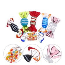  Lot de 6 bonbons en verre de