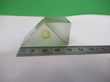 Antique Bausch Lomb Verre Prismes Optiques Microscope Pièce Comme sur Photo