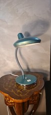lampe de bureau design italien, ou espagnole vert metal style fase,1970 reglabl