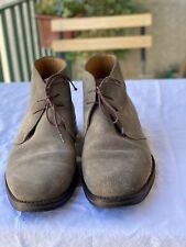 Chaussures Bottes Chukka Daim Beige John White Taille 43,5