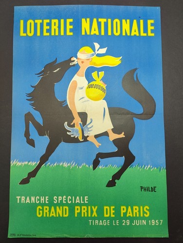 Affiche loterie nationale - affiche,
