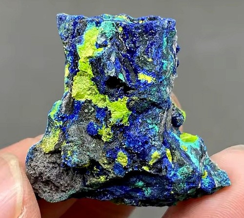 Rare volborthite vert fluo - vert,