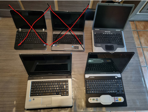 Lot ordinateur portable - de, 3