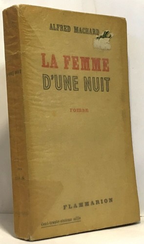 Femme une nuit machard - d'une,